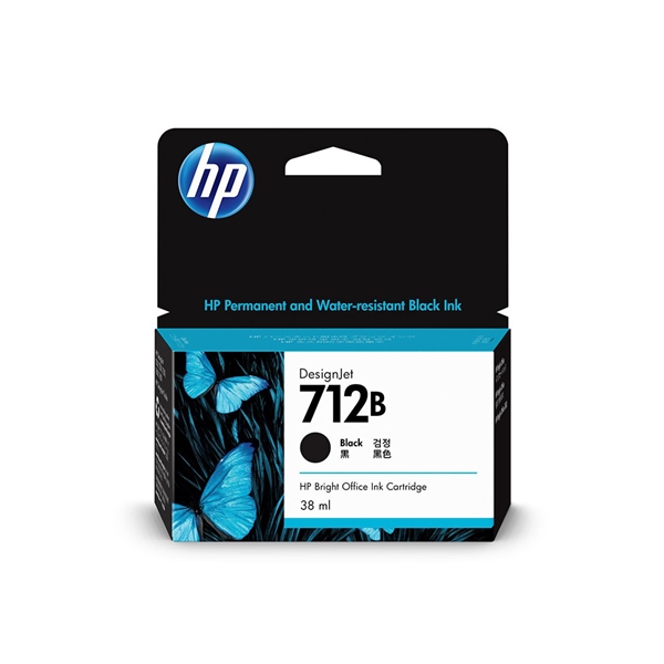 11月下旬頃入庫予定】HP712Bインクカートリッジ ブラック 3ED28A（顔料系）38ml(38ml入り ブラック(BK)): インク・トナー  販促エクスプレス 即納！販促資材が安くて早く届く