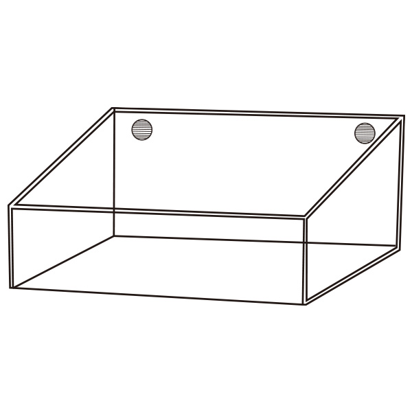 新サンプルケーススタンド用アクリルケース 39420-2A